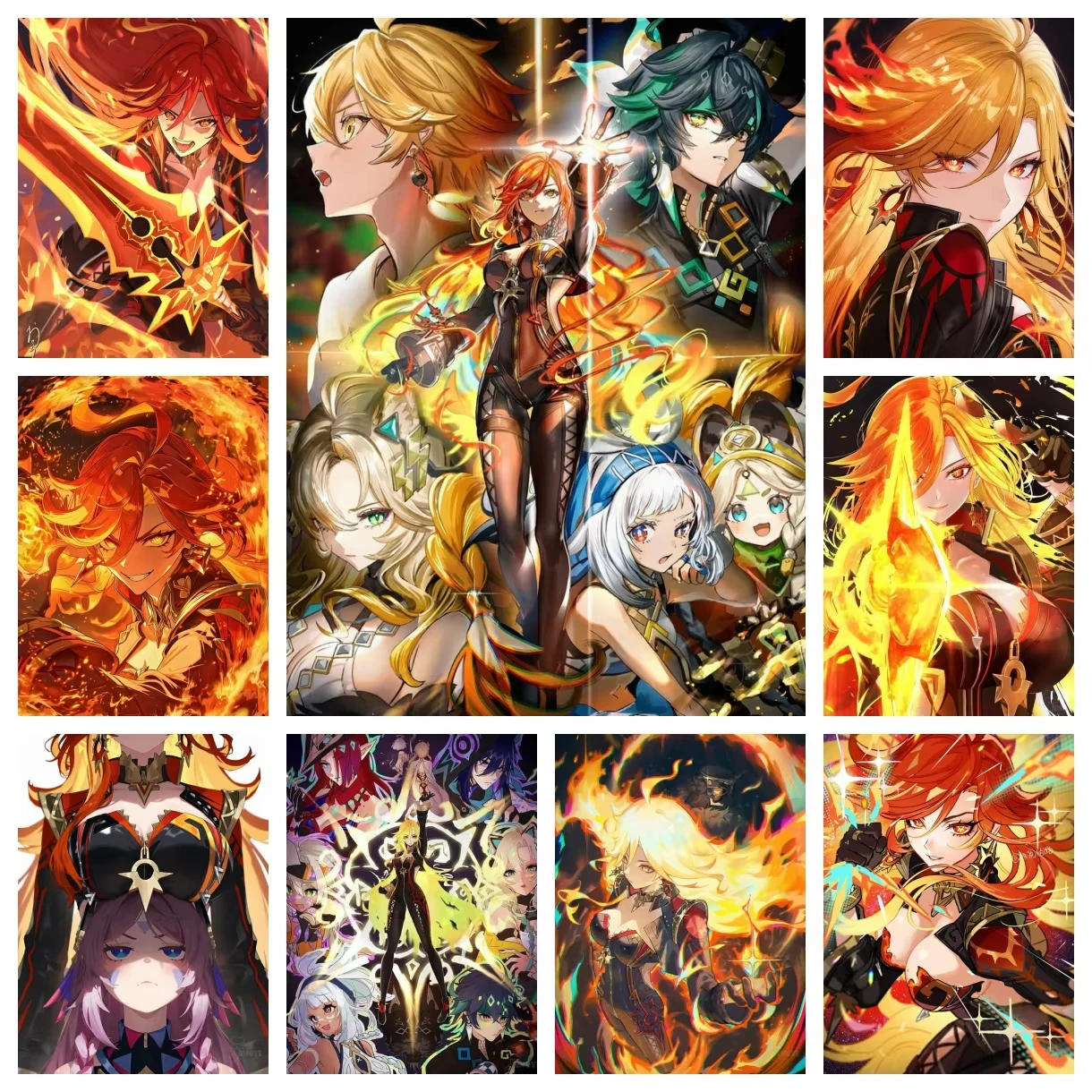 Photo Mosaic Print - Nuevo Juego 2026 Genshin Impact Dios
