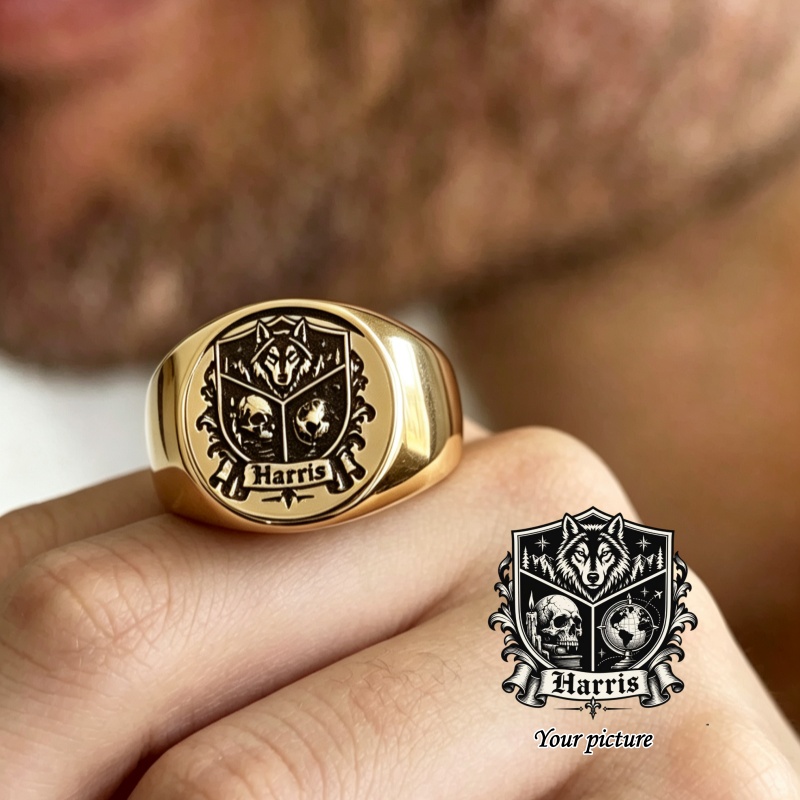 Anillo con sello personalizado - Initial Ring Custom reseña y precio