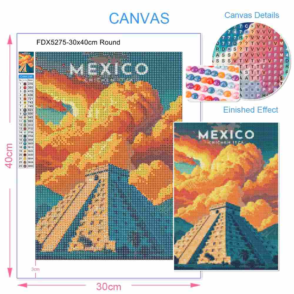 VIVID GEM Colorido Mosaico de  - Photo Mosaic Print reseña y precio