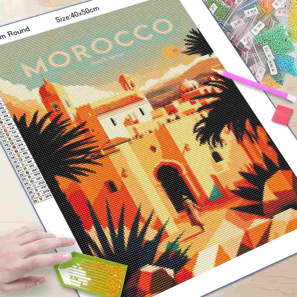 Cuadro de diamantes con motivo - Photo Mosaic Print reseña y precio