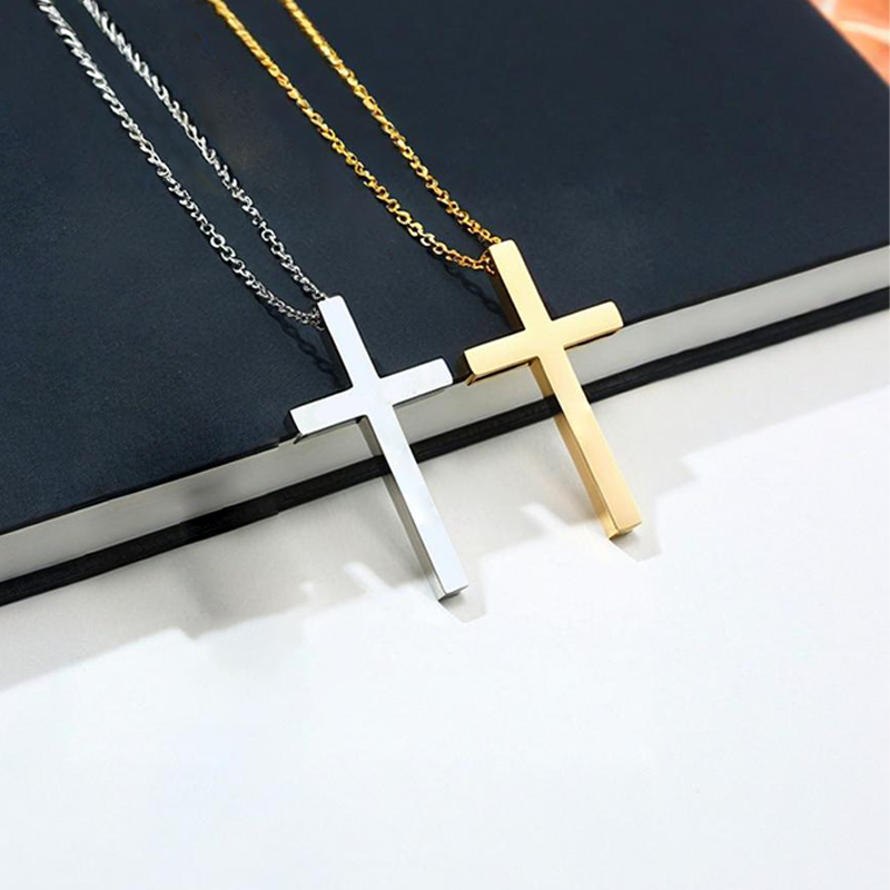 Collar con colgante de cruz de - Birth Flower Necklace reseña y precio