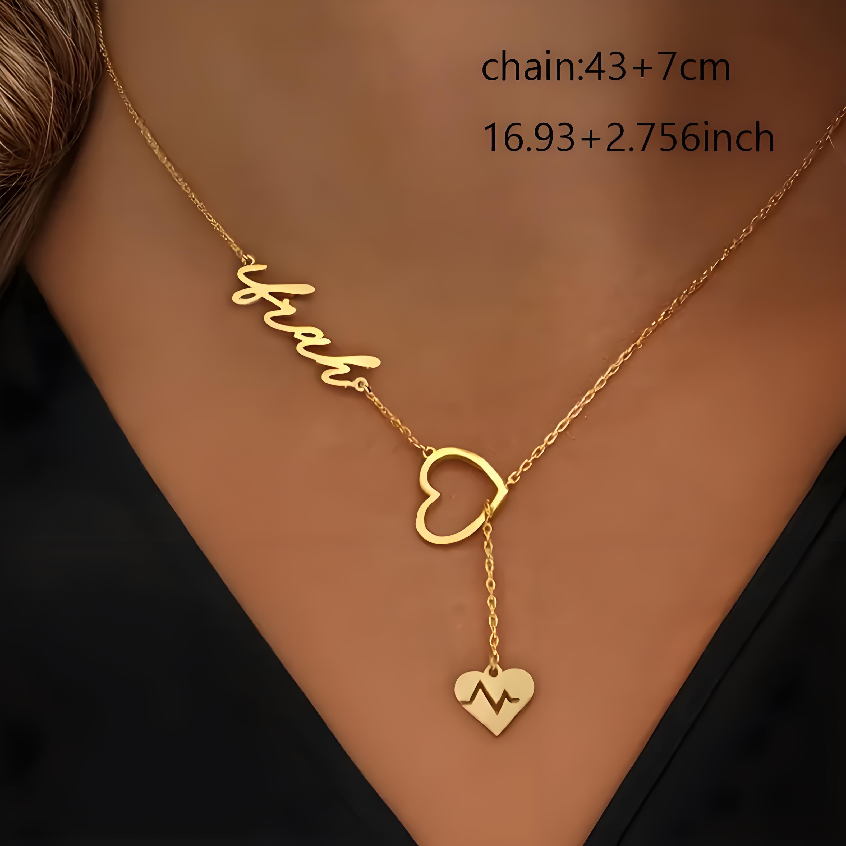 Collar personalizado con nombr - Birth Flower Necklace reseña y precio